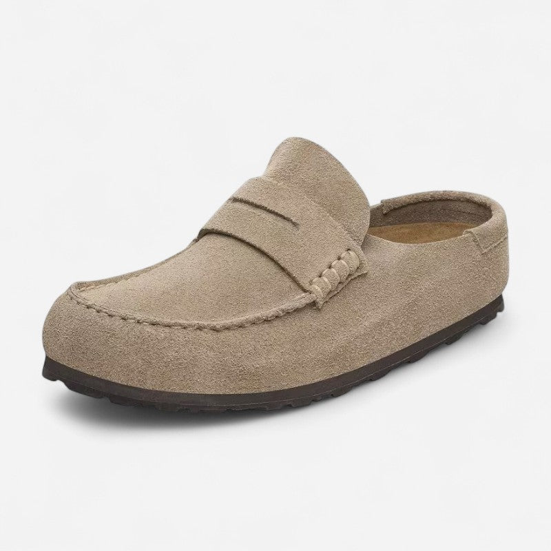 Naples Men's Taupe Suede Regular