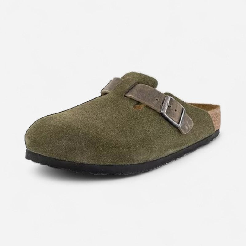 Birkenstock Boston Suede/Oiled Leather