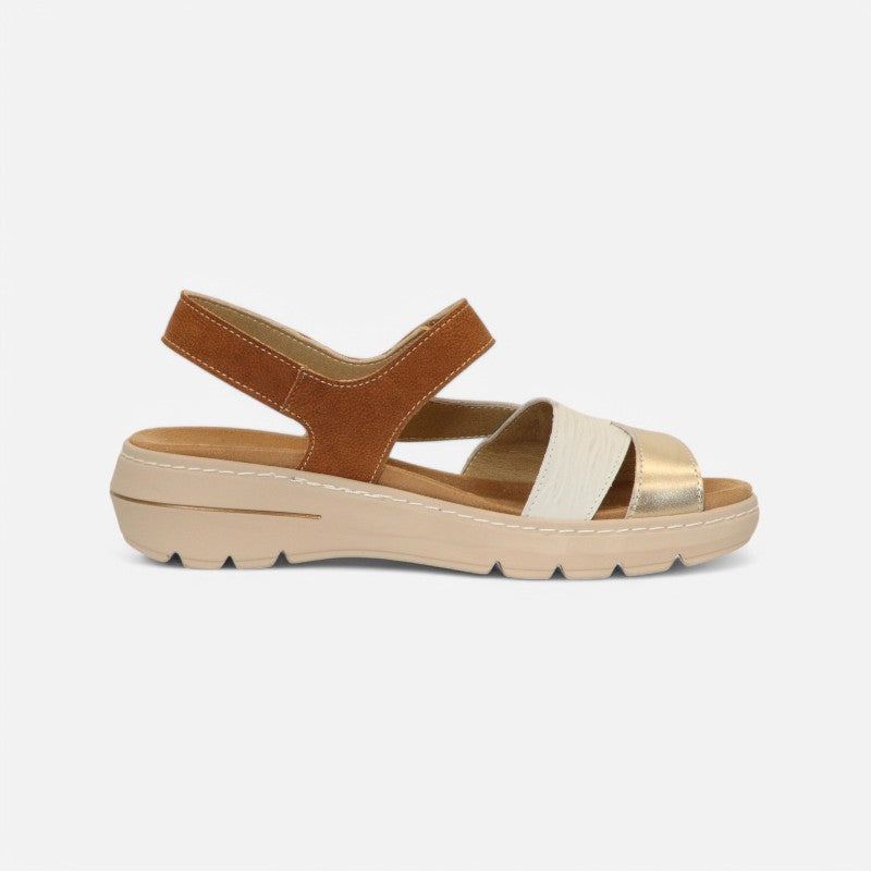 Women's Krabi Tan/Gold Combi