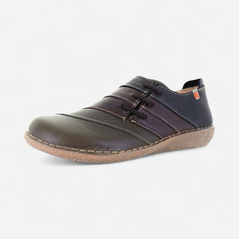 Jungla オリーブレザー フラットシューズ JUNGLA – Sole Provisions