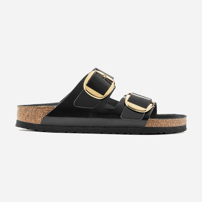 Birkenstock Arizona Big Buckle Natural Leather Patent