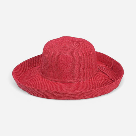 SunNSand Accessories Tropical Classic Sewn Hat Paper Braid W/Self Trim