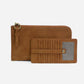 Karina Convertible Wristlet & Wallet Toffee Faux Suede