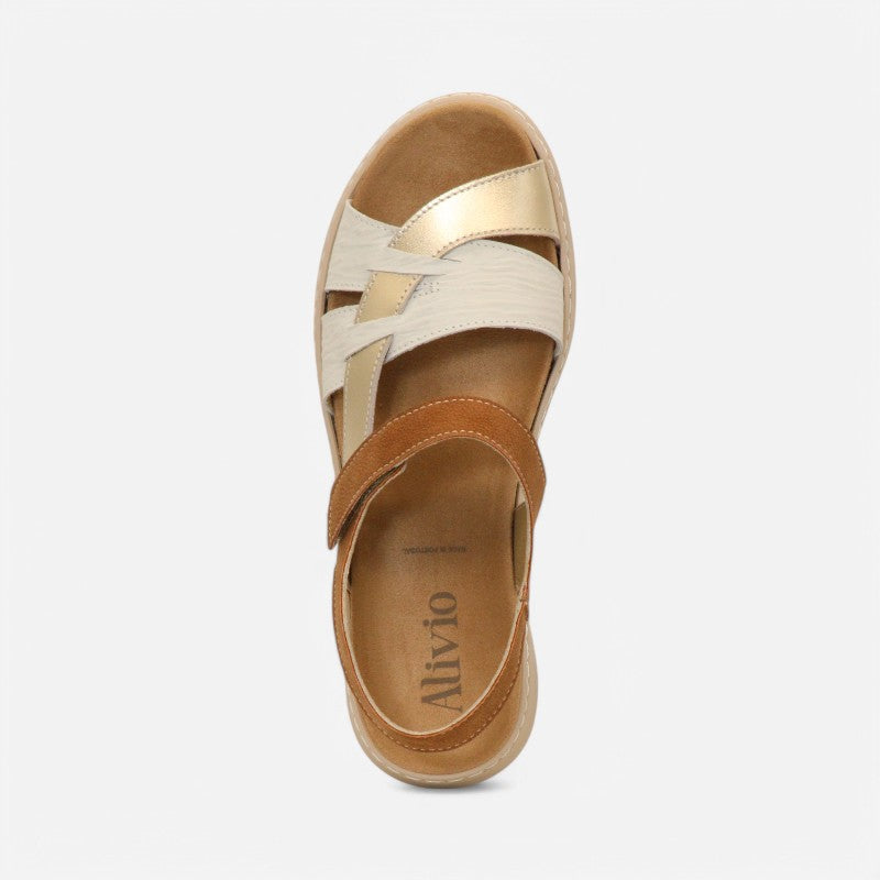 Women's Krabi Tan/Gold Combi