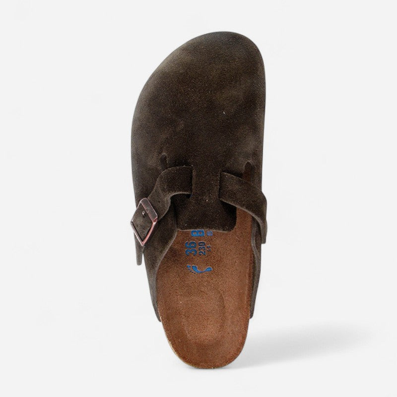 Birkenstock Unisex Boston Soft Footbed Suede Leather