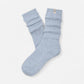 Rib Knit Slouchy Crew Sock Icelandic Blue