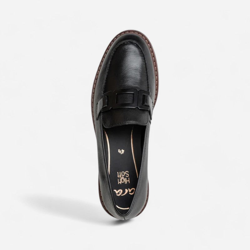 Katsura Black Calf Leather