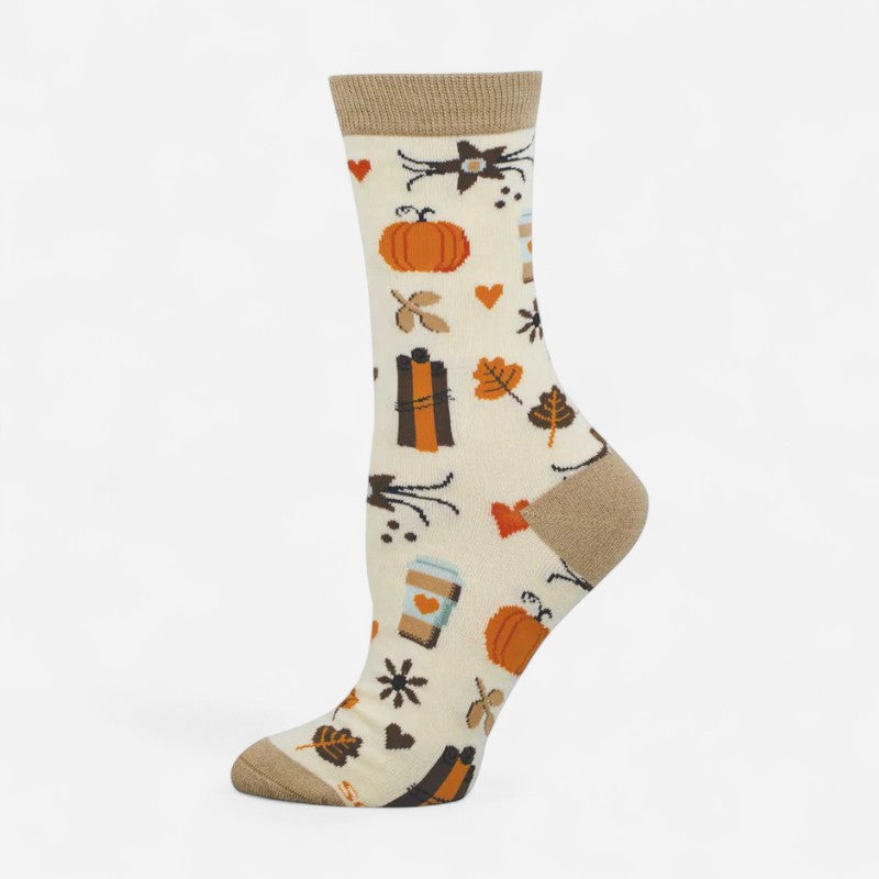 Socksmith Bamboo Falling For Pumpkin Spice