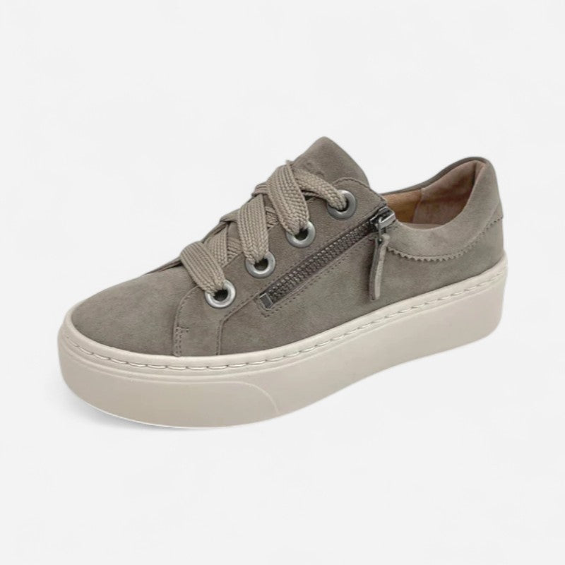 Aubrey Platform Lace Up Taupe