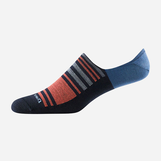 Men's Topless Stripe No Show Hidden Lightweight Denim