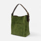 Joy Susan Handle Rich Faux Suede Handbag