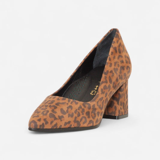 Julie 3 Brown Leopard Nubuck