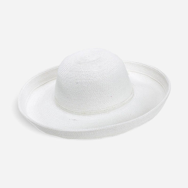 SunNSand Accessories Tropical Classic Sewn Hat Paper Braid W/Self Trim