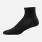 Men's Run 1/4 Ultra Lightweight With Cushion Black