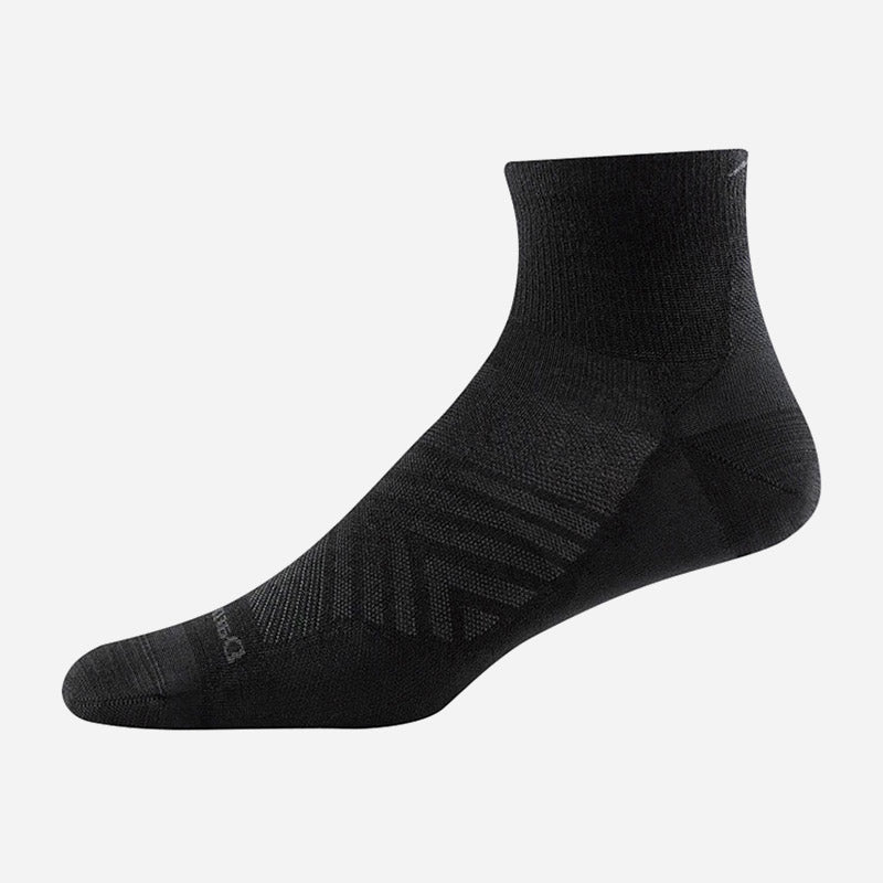 Men's Run 1/4 Ultra Lightweight With Cushion Black