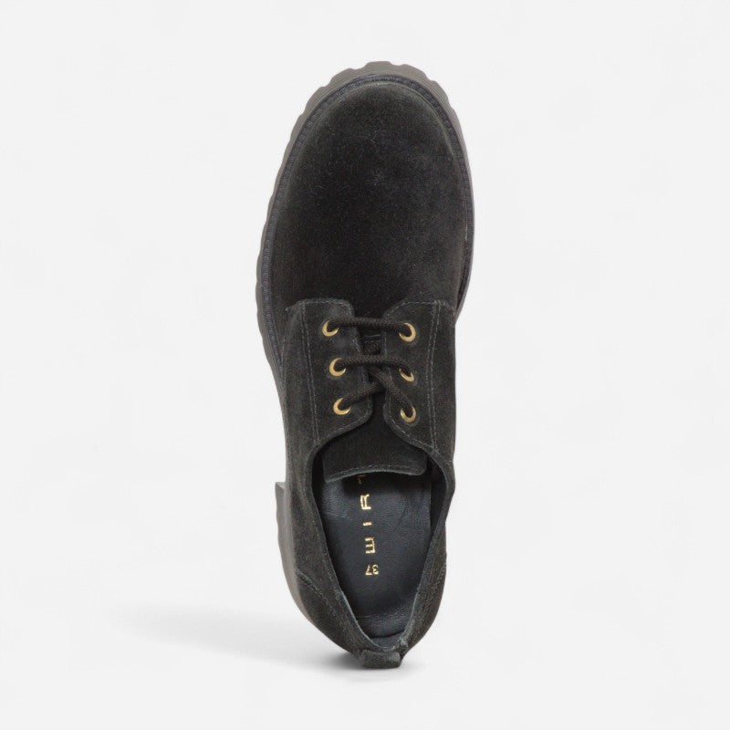 Magno Oxford Black Suede