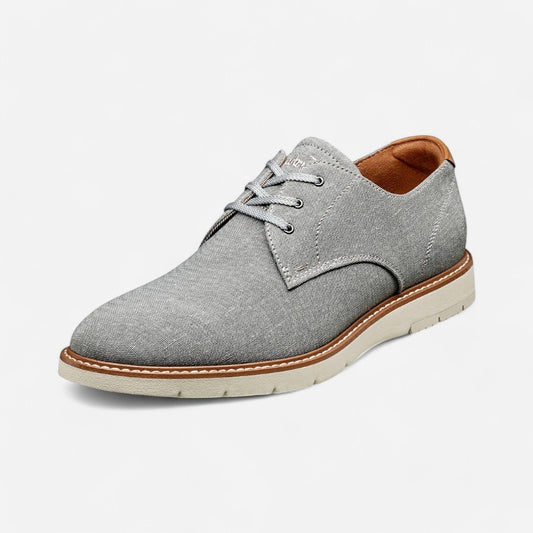 Men's Vibe Canvas Plain Toe Oxford Gray