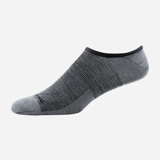 Men's Topless Solid No Show Hidden Lightweight Black