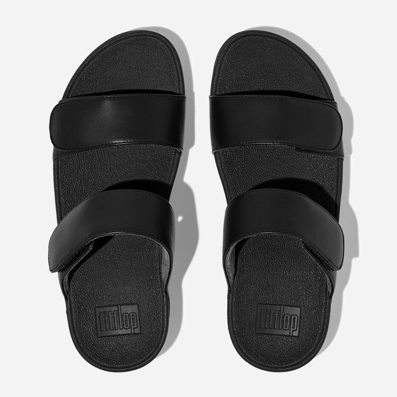 FitFlop Lulu Adjustable Leather Slides