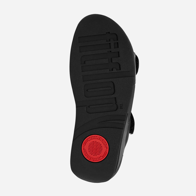 FitFlop Lulu Adjustable Leather Slides