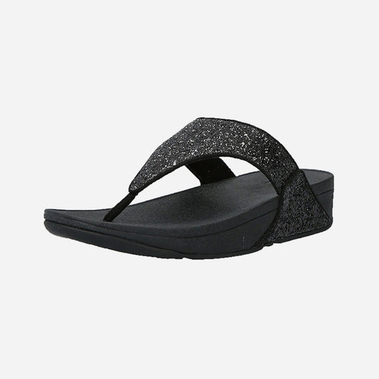 Lulu Glitter Toe-Thongs Platino