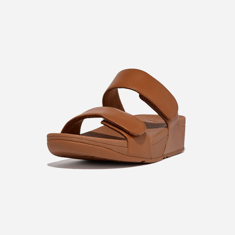 FitFlop Lulu Adjustable Leather Slides