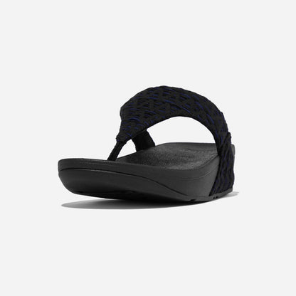 FitFlop Lulu Geo-Webbing Toe-Post Sandals