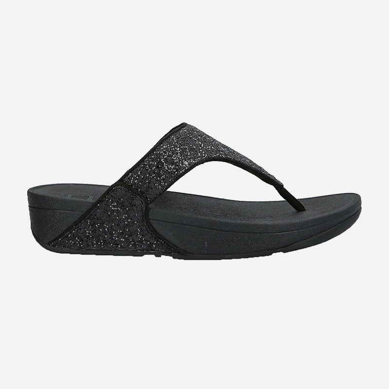 Lulu Glitter Toe-Thongs Platino