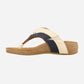 Taos Footwear Sun Queen Navy Off White