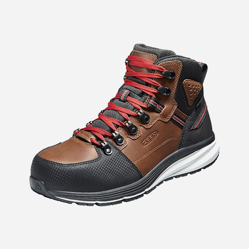 Keen 1025618-Red Hook Mid Wp Soft Toe-Men